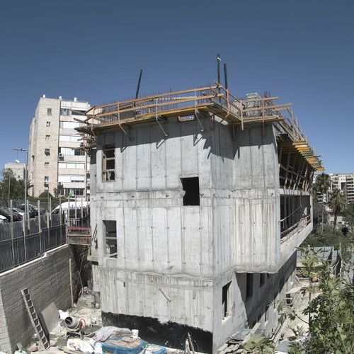 Site progress photo, day 1