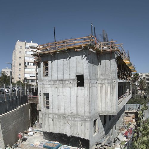 Site progress photo, day 2