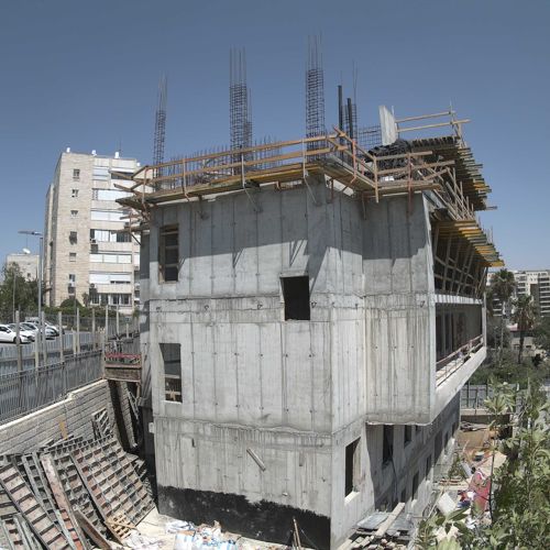Site progress photo, day 4