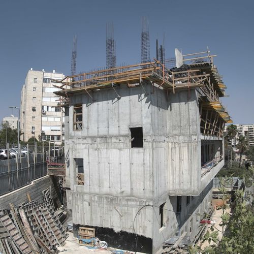 Site progress photo, day 5